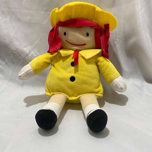 Madeline Plush Doll Yellow Hat and dress 2021 By Ludwig LLC 13 Inch X 9 Inch - Picture 2 of 7